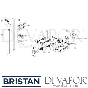 Bristan Capri2 Exposed Shower Valve Spare Parts - BR DV 306